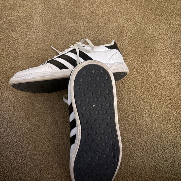 adidas White and Black Athletic Shoes - Picture 2 of 5